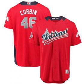 Wholesale Cheap Diamondbacks #46 Patrick Corbin Red 2018 All-Star National League Stitched MLB Jersey