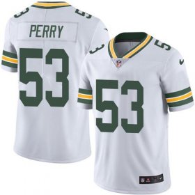 Wholesale Cheap Nike Packers #53 Nick Perry White Men\'s Stitched NFL Vapor Untouchable Limited Jersey
