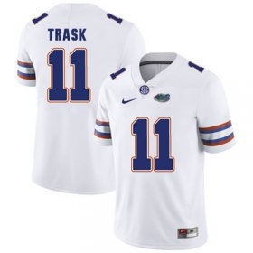 Wholesale Cheap Florida Gators White #11 Kyle Trask Football Player Performance Jersey