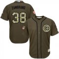 Wholesale Cheap Cubs #38 Carlos Zambrano Green Salute to Service Stitched MLB Jersey