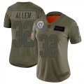 Wholesale Cheap Nike Raiders #32 Marcus Allen Camo Women's Stitched NFL Limited 2019 Salute to Service Jersey