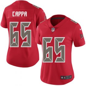 Wholesale Cheap Nike Buccaneers #65 Alex Cappa Red Women\'s Stitched NFL Limited Rush Jersey