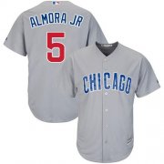 Wholesale Cheap Cubs #5 Albert Almora Jr. Grey Road Stitched Youth MLB Jersey