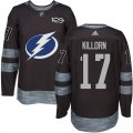 Wholesale Cheap Adidas Lightning #17 Alex Killorn Black 1917-2017 100th Anniversary Stitched NHL Jersey