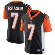 Wholesale Cheap Nike Bengals #7 Boomer Esiason Black Team Color Men's Stitched NFL Vapor Untouchable Limited Jersey