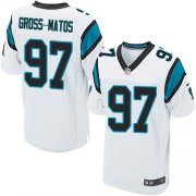 Wholesale Cheap Nike Panthers #97 Yetur Gross-Matos White Men's Stitched NFL New Elite Jersey