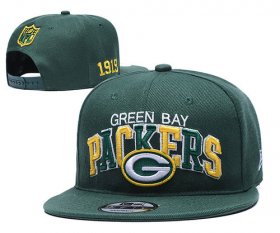 Wholesale Cheap Packers Team Logo Green 1919 Anniversary Adjustable Hat YD