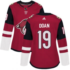 Wholesale Cheap Adidas Coyotes #19 Shane Doan Maroon Home Authentic Women\'s Stitched NHL Jersey