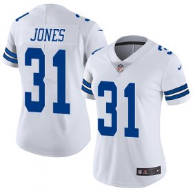 Wholesale Cheap Nike Cowboys #31 Byron Jones White Women\'s Stitched NFL Vapor Untouchable Limited Jersey