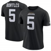 Wholesale Cheap Nike Jacksonville Jaguars #5 Blake Bortles Dri-FIT Player Pride 3.0 Name & Number T-Shirt Black
