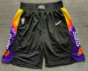 Wholesale Cheap Men's Phoenix Suns Black 2021 City Edition NBA Swingman Shorts