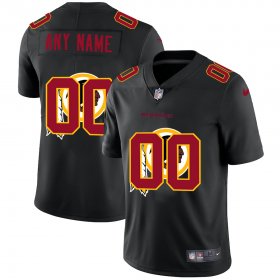 Wholesale Cheap Washington Redskins Custom Men\'s Nike Team Logo Dual Overlap Limited NFL Jersey Black