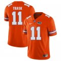 Wholesale Cheap Florida Gators Orange #11 Kyle Trask Football Player Performance Jersey