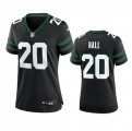 Cheap Women's New York Jets #20 Breece Hall Black 2024 Football Stitched Jersey(Run Small)