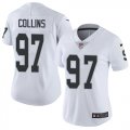 Wholesale Cheap Nike Raiders #97 Maliek Collins White Women's Stitched NFL Vapor Untouchable Limited Jersey