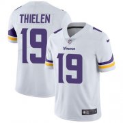 Wholesale Cheap Nike Vikings #19 Adam Thielen White Men's Stitched NFL Vapor Untouchable Limited Jersey