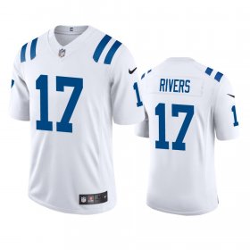 Wholesale Cheap Indianapolis Colts #17 Philip Rivers Men\'s Nike White 2020 Vapor Limited Jersey