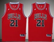 Wholesale Cheap Chicago Bulls #21 Jimmy Butler Revolution 30 Swingman Red Jersey