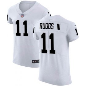Wholesale Cheap Nike Raiders #11 Henry Ruggs III White Men\'s Stitched NFL New Elite Jersey