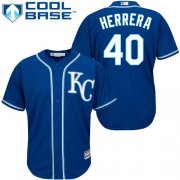 Wholesale Cheap Royals #40 Kelvin Herrera Royal Blue Cool Base Stitched Youth MLB Jersey