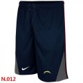 Wholesale Cheap Nike NFL Los Angeles Chargers Classic Shorts Dark Blue
