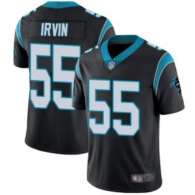 Wholesale Cheap Nike Panthers #55 Bruce Irvin Black Team Color Men\'s Stitched NFL Vapor Untouchable Limited Jersey
