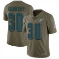 Wholesale Cheap Nike Eagles #30 Corey Clement Olive Men's Stitched NFL Limited 2017 Salute To Service Jersey