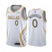 Wholesale Cheap Nike Mavericks #0 Josh Richardson White NBA Swingman 2020-21 City Edition Jersey