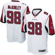 Wholesale Cheap Nike Falcons #98 Takkarist McKinley White Youth Stitched NFL Elite Jersey