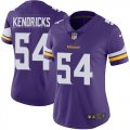 Wholesale Cheap Nike Vikings #54 Eric Kendricks Purple Team Color Women's Stitched NFL Vapor Untouchable Limited Jersey