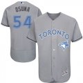 Wholesale Cheap Blue Jays #54 Roberto Osuna Grey Flexbase Authentic Collection Father's Day Stitched MLB Jersey