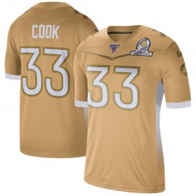 Wholesale Cheap Minnesota Vikings #33 Dalvin Cook Nike 2020 NFC Pro Bowl Game Jersey Gold