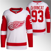 Wholesale Cheap Men's Detroit Red Wings #93 Alex DeBrincat White Stitched Jersey