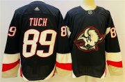 Cheap Men's Buffalo Sabres #89 Alex Tuch 2022-23 Black Stitched Jersey
