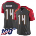 Wholesale Cheap Nike Buccaneers #14 Chris Godwin Gray Men's Stitched NFL Limited Inverted Legend 100th Season Jersey