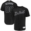 Wholesale Cheap Detroit Tigers Majestic 2019 Players' Weekend Flex Base Authentic Roster Custom Jersey Black