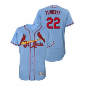 Wholesale Cheap Cardinals #22 Jack Flaherty Light Blue Flexbase Authentic Collection Stitched MLB Jersey