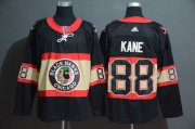 Wholesale Cheap Adidas Blackhawks #88 Patrick Kane Men's Black Classic Retro Stitched NHL Jersey