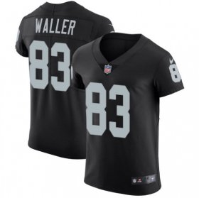 Wholesale Cheap Nike Raiders #83 Darren Waller Black Team Color Men\'s Stitched NFL Vapor Untouchable Elite Jersey