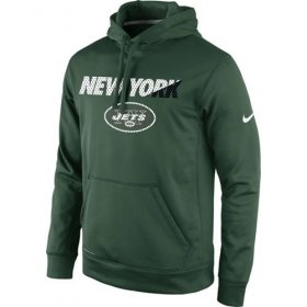 Wholesale Cheap New York Jets Nike Kick Off Staff Performance Pullover Hoodie Green