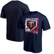 Wholesale Cheap Minnesota Twins Majestic 2019 Spring Training Base On Ball T-Shirt Navy