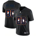 Wholesale Cheap Denver Broncos Custom Men's Nike Team Logo Dual Overlap Limited NFL Jersey Black