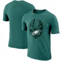 Wholesale Cheap Men's Philadelphia Eagles Nike Midnight Green Fan Gear Icon Performance T-Shirt