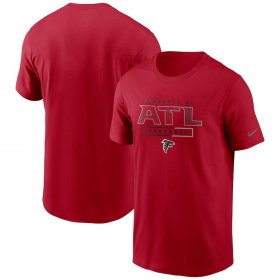 Wholesale Cheap Atlanta Falcons Nike Team Property Of Essential T-Shirt Red