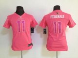 Wholesale Cheap Nike Cardinals #11 Larry Fitzgerald Pink Sweetheart Women's Stitched NFL Elite Jersey
