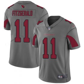 Wholesale Cheap Nike Cardinals #11 Larry Fitzgerald Silver Men\'s Stitched NFL Limited Inverted Legend Jersey