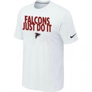 Wholesale Cheap Nike Atlanta Falcons Just Do It White T-Shirt