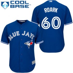 Wholesale Cheap Blue Jays #60 Tanner Roark Blue New Cool Base Stitched Youth MLB Jersey