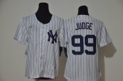 Wholesale Cheap Youth New York Yankees #2 Derek Jeter No Name White Throwback Stitched MLB Cool Base Nike Jersey