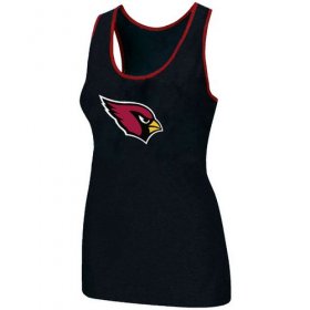 Wholesale Cheap Women\'s Nike Arizona Cardinals Big Logo Tri-Blend Racerback Stretch Tank Top Black